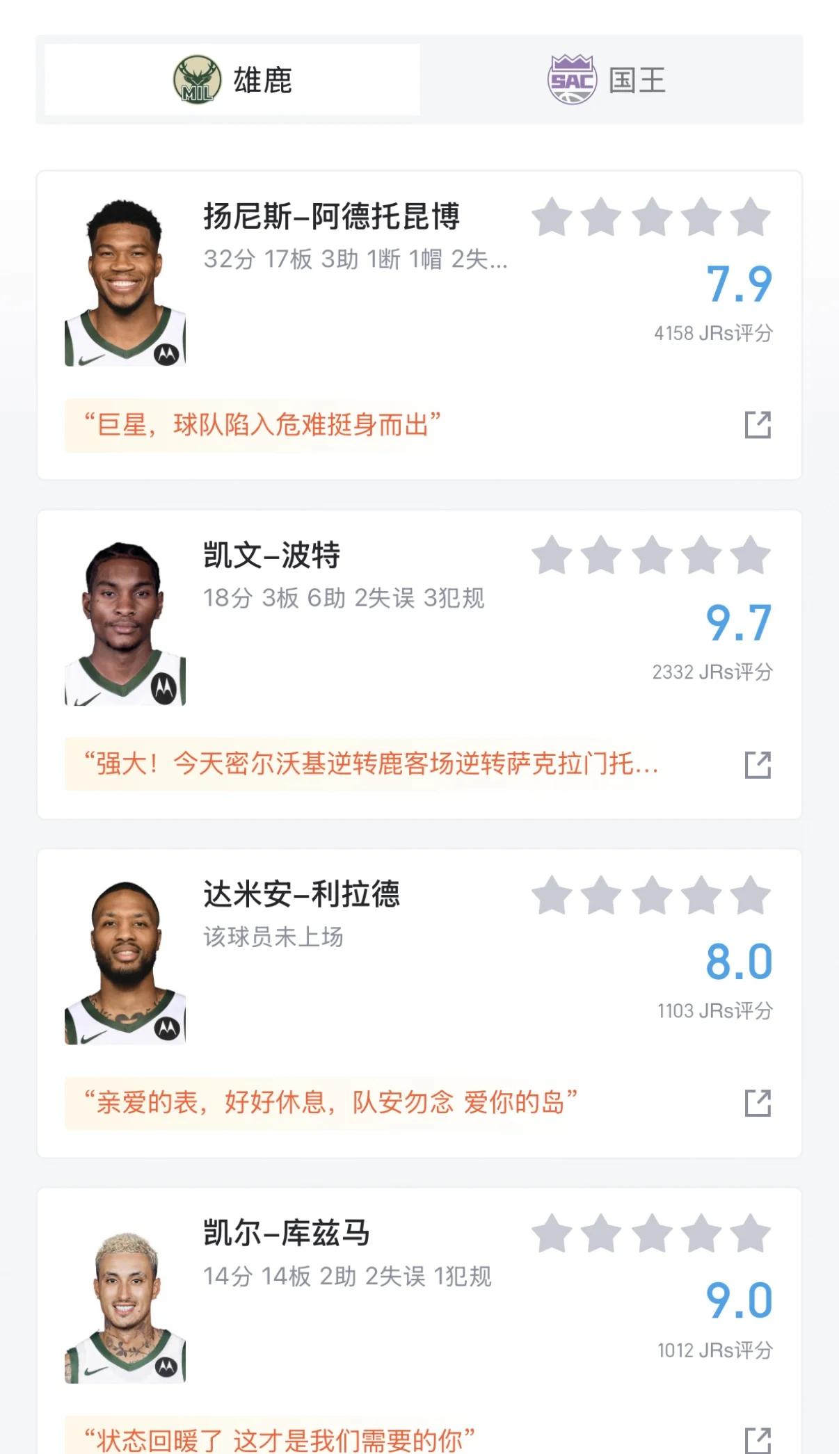 雄鹿大胜篮网，字母哥砍下三双数据的简单介绍