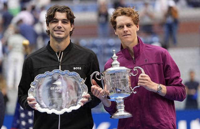 关于美网横扫年终总决赛，辛纳扛起全队的信息